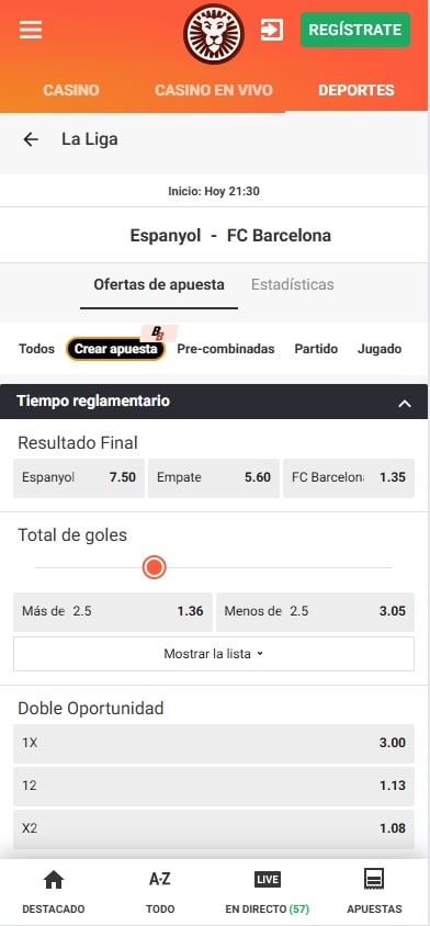 leovegas deportes
