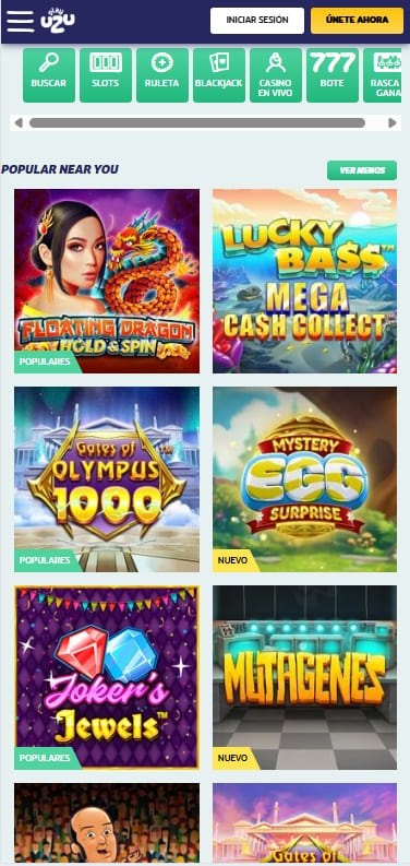 playuzu nuevo casino online legal