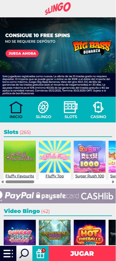 slingo casino webapuestas