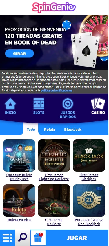 spin genie casino webapuestas