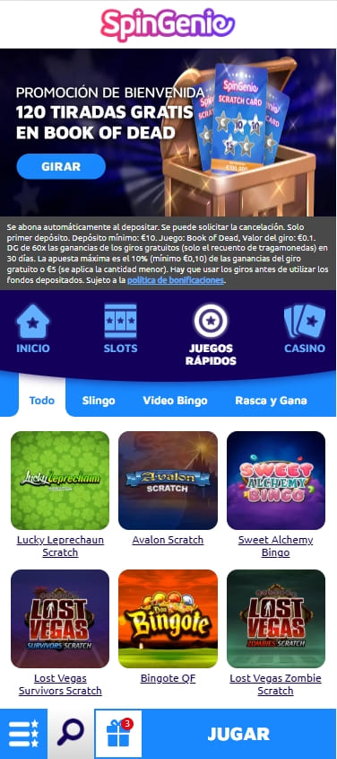 spin genie casino retiradas rápidas